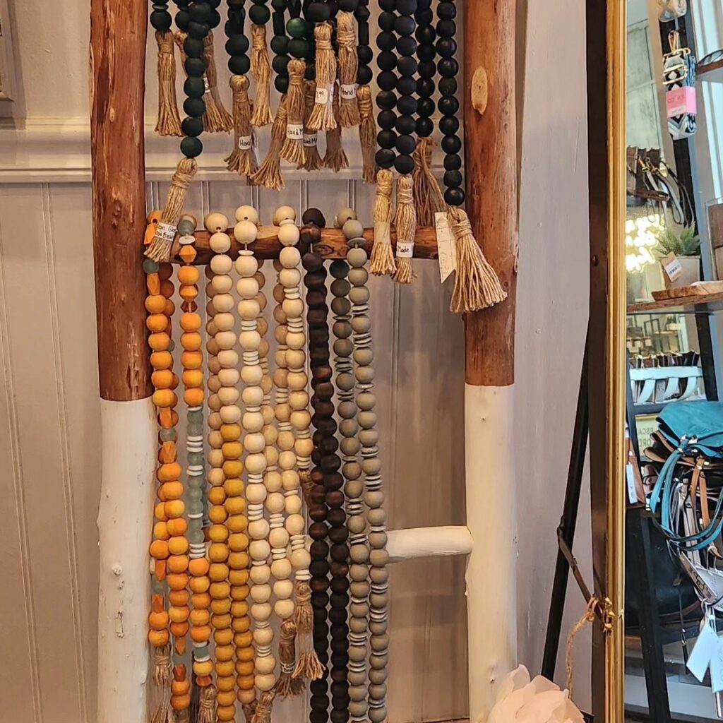 handmade bead garland